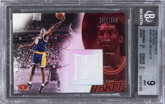 1998-99 SPx Finite Spectrum #200 Kobe Bryant (#07/50) - BGS MINT 9